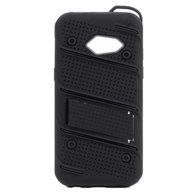 Galaxy A3 2017 Kılıf Zore İron Kapak Siyah