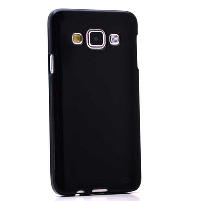 Galaxy A3 Kılıf Zore Süper Silikon Kapak Siyah