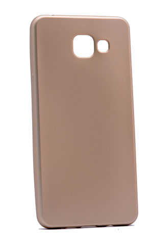 Galaxy A3 2016 Kılıf Zore Premier Silikon Kapak Gold