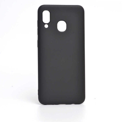 Galaxy A30 Kılıf Zore İnci Silikon Siyah