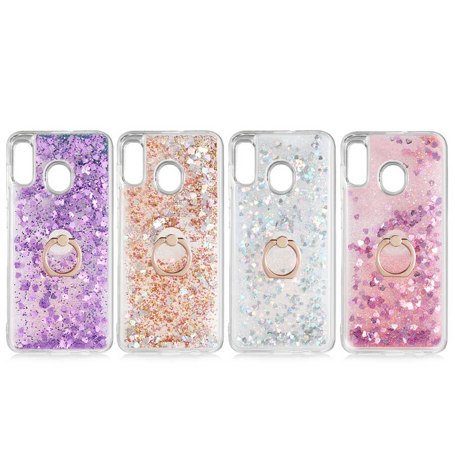 Galaxy A30 Kılıf Zore Milce Kapak Mor