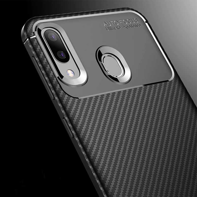 Galaxy A30 Kılıf Zore Negro Silikon Kapak Siyah
