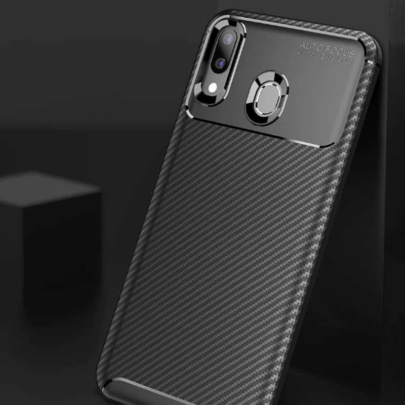 Galaxy A30 Kılıf Zore Negro Silikon Kapak Lacivert
