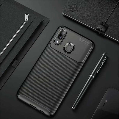 Galaxy A30 Kılıf Zore Negro Silikon Kapak Siyah