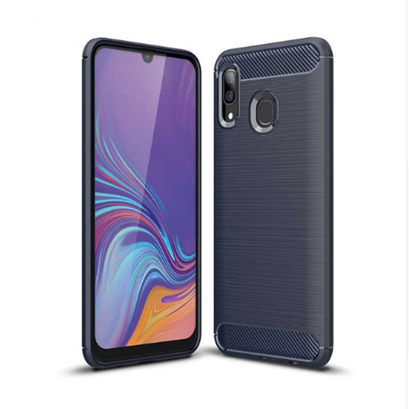 Galaxy A30 Kılıf Zore Room Silikon Kapak Lacivert
