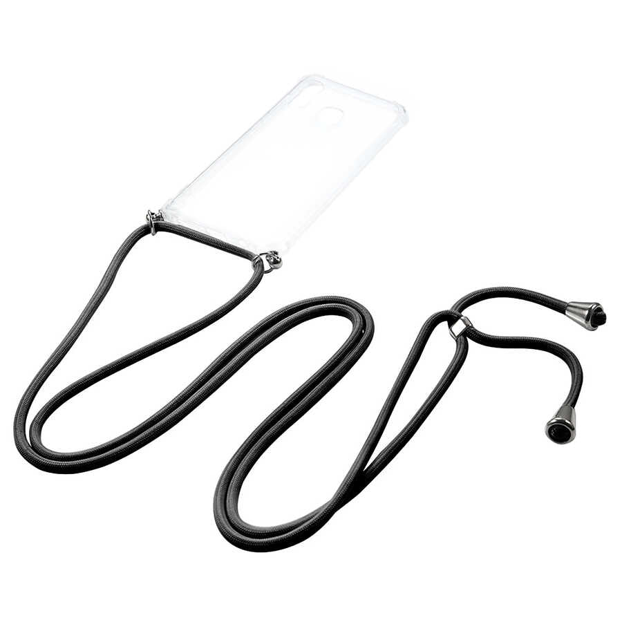 Galaxy A30 Kılıf Zore X-Rop Kapak Renksiz