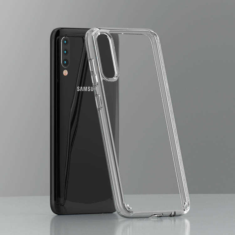 Galaxy A30S Kılıf Zore Coss Kapak Renksiz