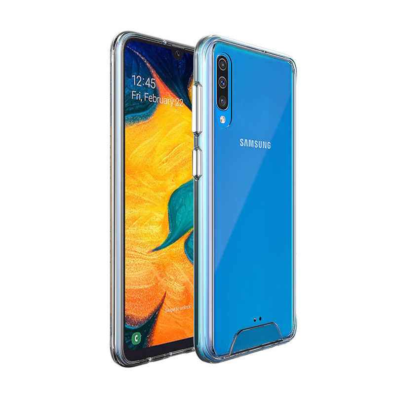 Galaxy A30S Kılıf Zore Gard Silikon Renksiz