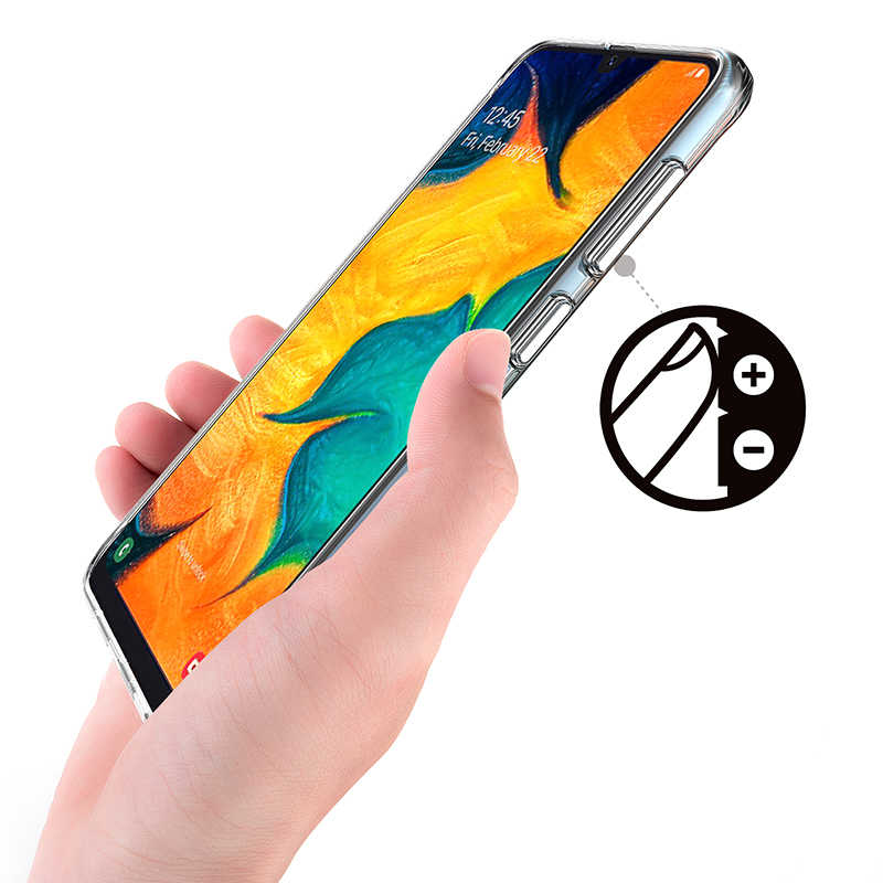 Galaxy A30S Kılıf Zore Gard Silikon Renksiz