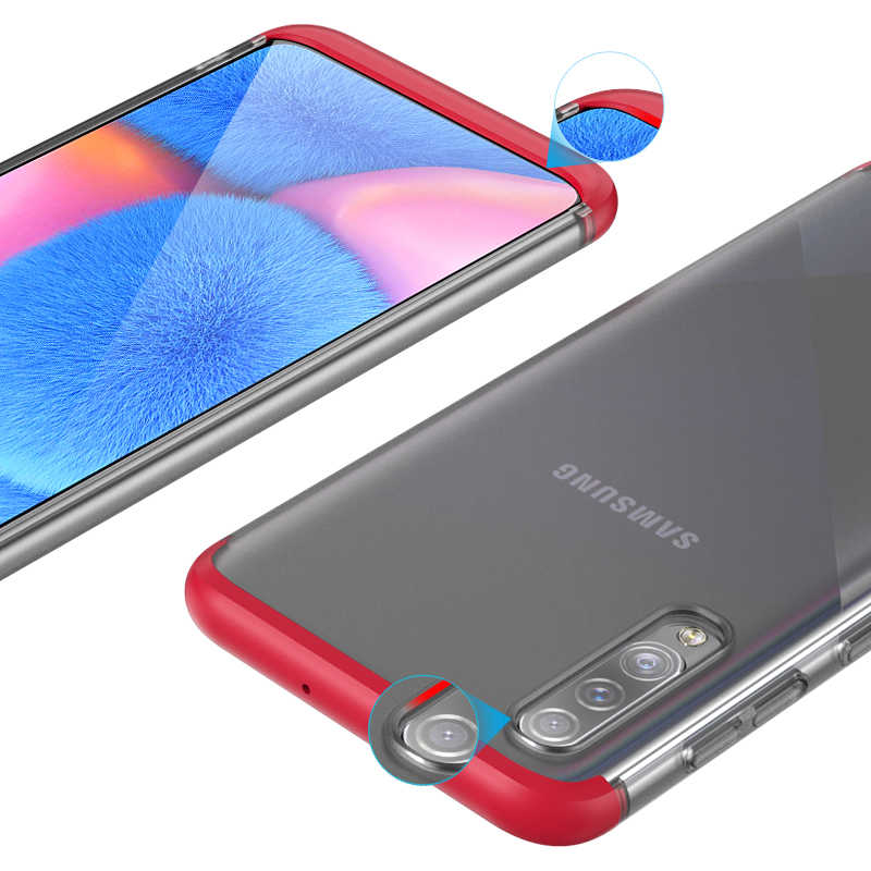 Galaxy A30S Kılıf Zore Nili Kapak Mavi
