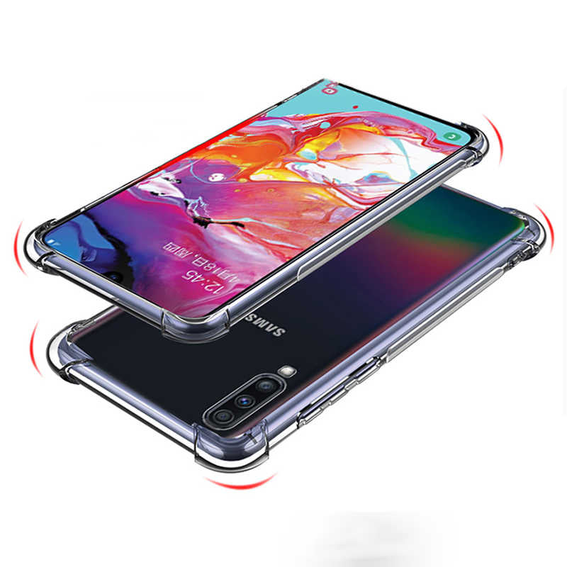 Galaxy A30S Kılıf Zore Nitro Anti Shock Silikon Renksiz