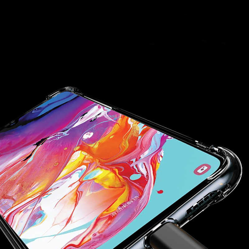 Galaxy A30S Kılıf Zore Nitro Anti Shock Silikon Renksiz