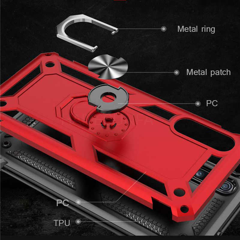 Galaxy A30S Kılıf Zore Vega Kapak Gri