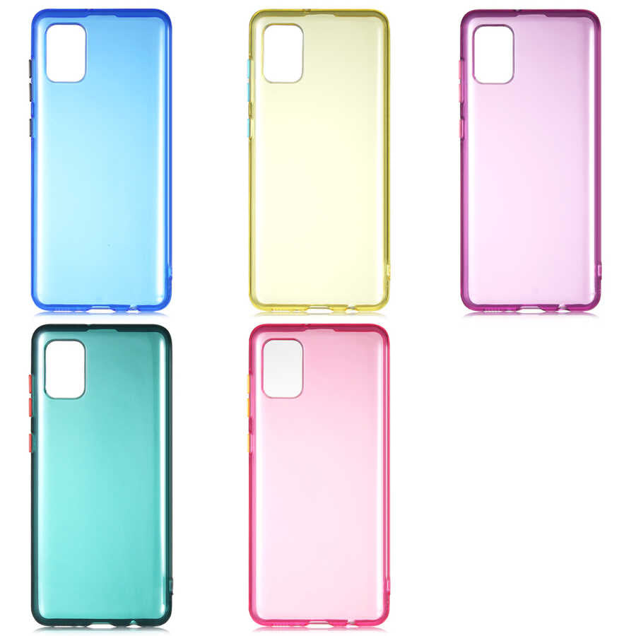 Galaxy A31 Kılıf Zore Bistro Kapak Mor