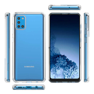 Galaxy A31 Kılıf Zore Coss Kapak Renksiz