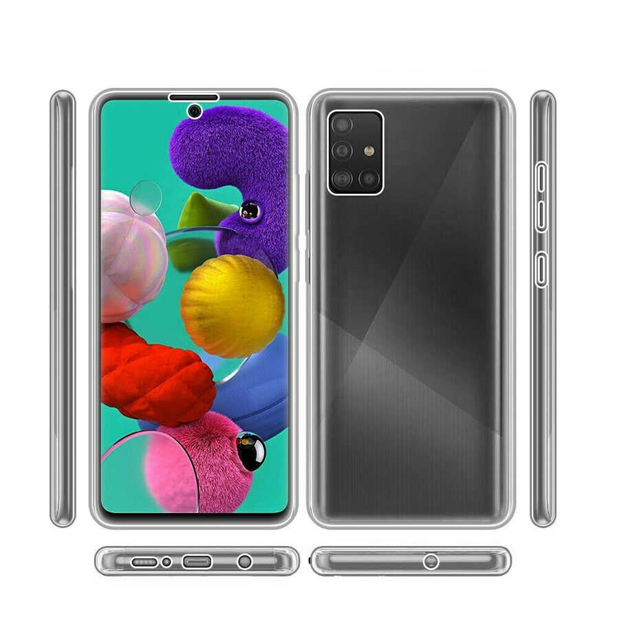 Galaxy A31 Kılıf Zore Enjoy Kapak Renksiz