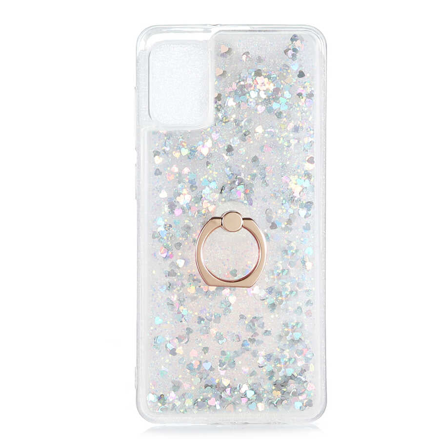 Galaxy A31 Kılıf Zore Milce Kapak Gümüş