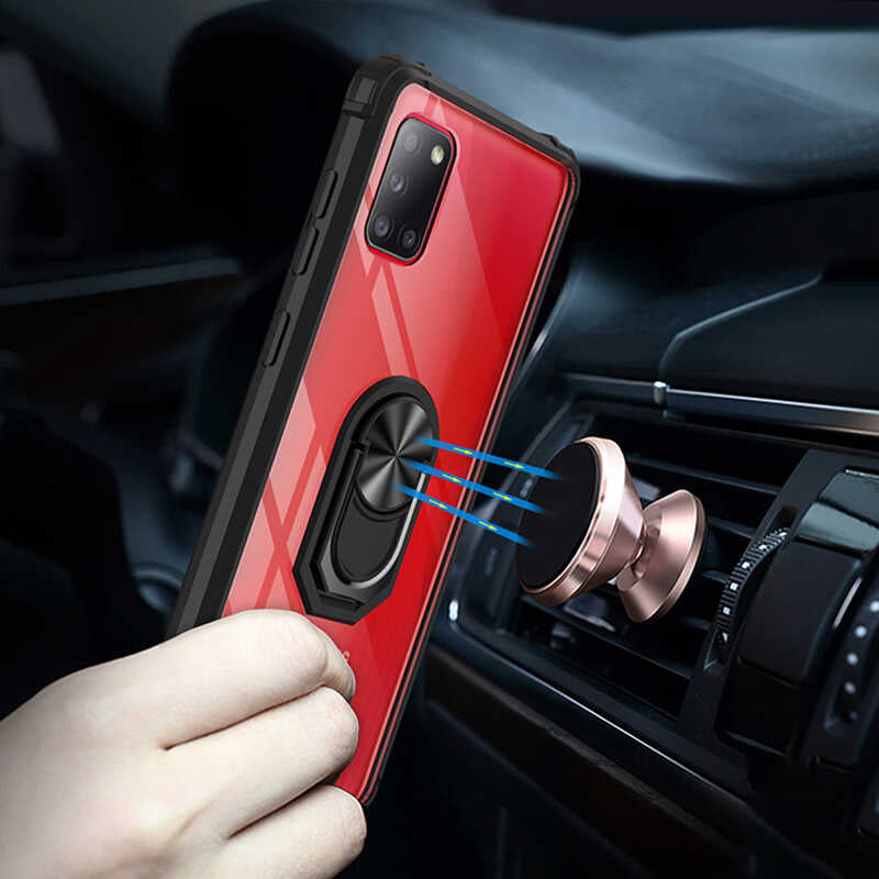 Galaxy A31 Kılıf Zore Mola Kapak Siyah