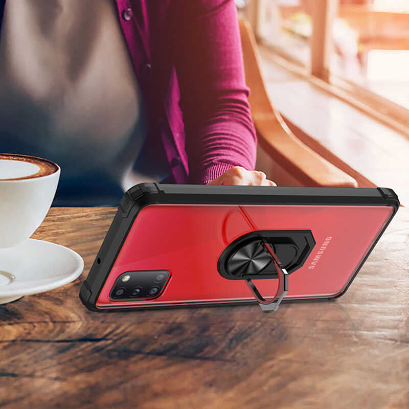 Galaxy A31 Kılıf Zore Mola Kapak Kırmızı