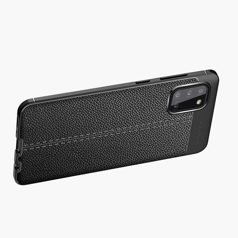 Galaxy A31 Kılıf Zore Niss Silikon Kapak Siyah