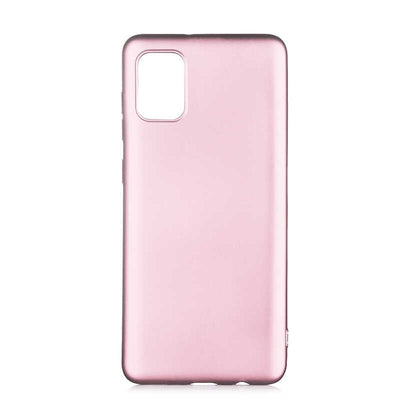 Galaxy A31 Kılıf Zore Premier Silikon Kapak Rose Gold