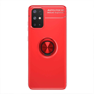 Galaxy A31 Kılıf Zore Ravel Silikon Kapak Kırmızı