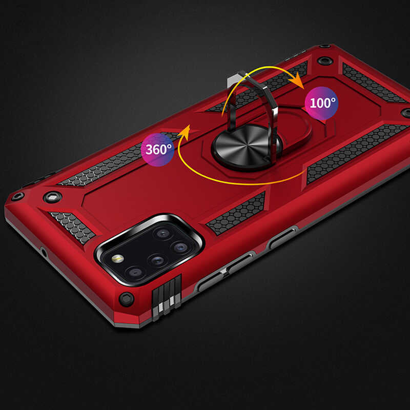 Galaxy A31 Kılıf Zore Vega Kapak Mavi