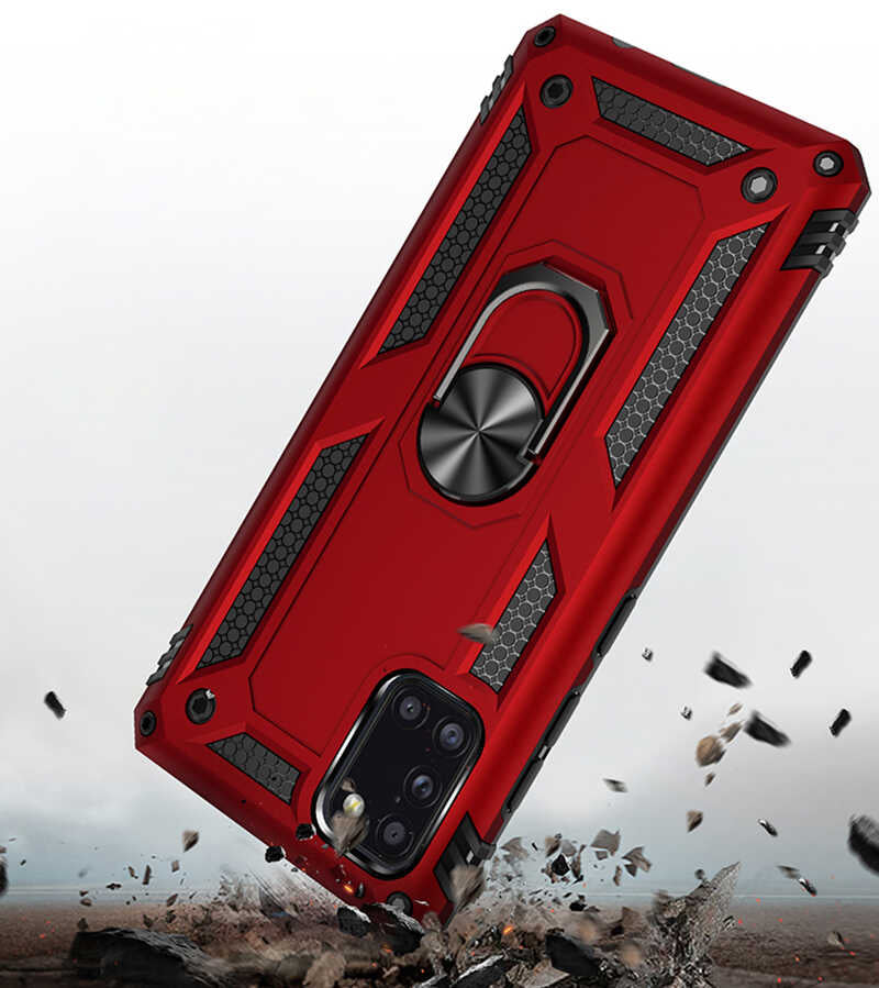 Galaxy A31 Kılıf Zore Vega Kapak Rose Gold