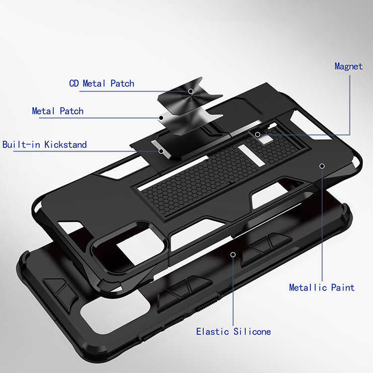 Galaxy A31 Kılıf Zore Volve Kapak Kırmızı
