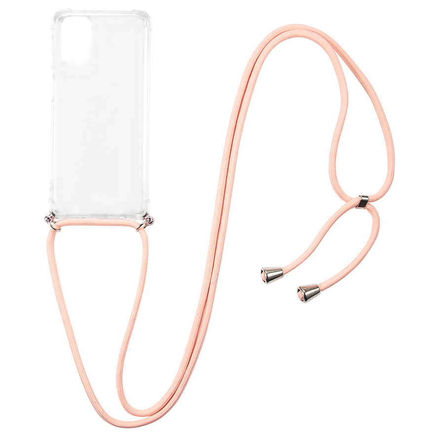 Galaxy A31 Kılıf Zore X-Rop Kapak Renksiz