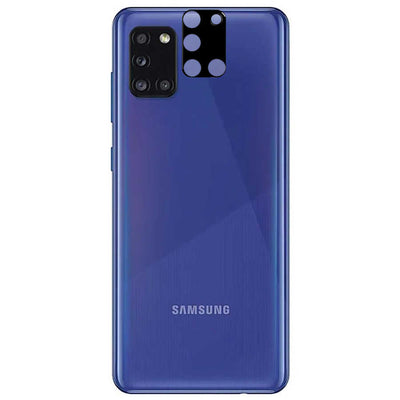 Galaxy A31 Zore 3D Kamera Camı Siyah