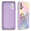 Galaxy A32 4G Kılıf Kamera Korumalı Desenli Sert Silikon Zore Epoksi Kapak NO4