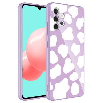 Galaxy A32 4G Kılıf Kamera Korumalı Desenli Sert Silikon Zore Epoksi Kapak NO6