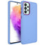 Galaxy A32 4G Kılıf Metal Çerçeve ve Buton Tasarımlı Silikon Zore Luna Kapak Lila