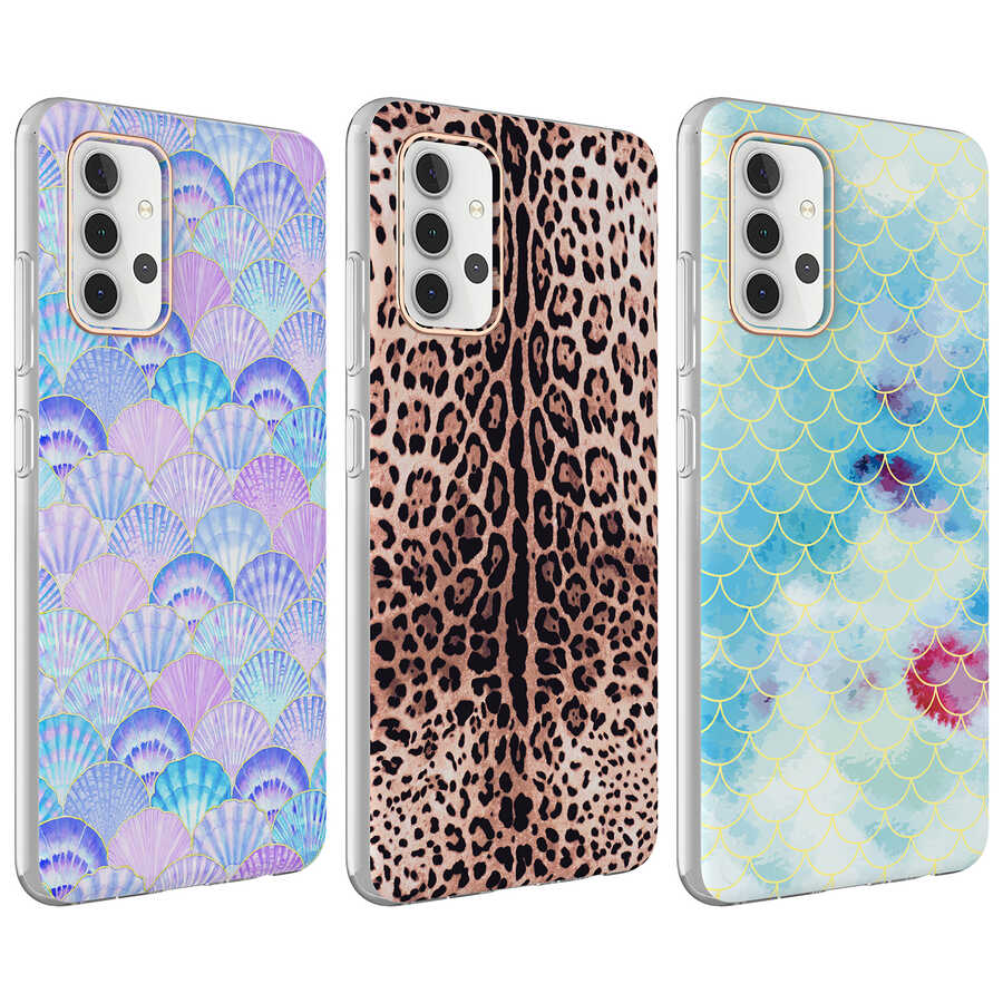 Galaxy A32 4G Kılıf Zore Bella Kapak Lila