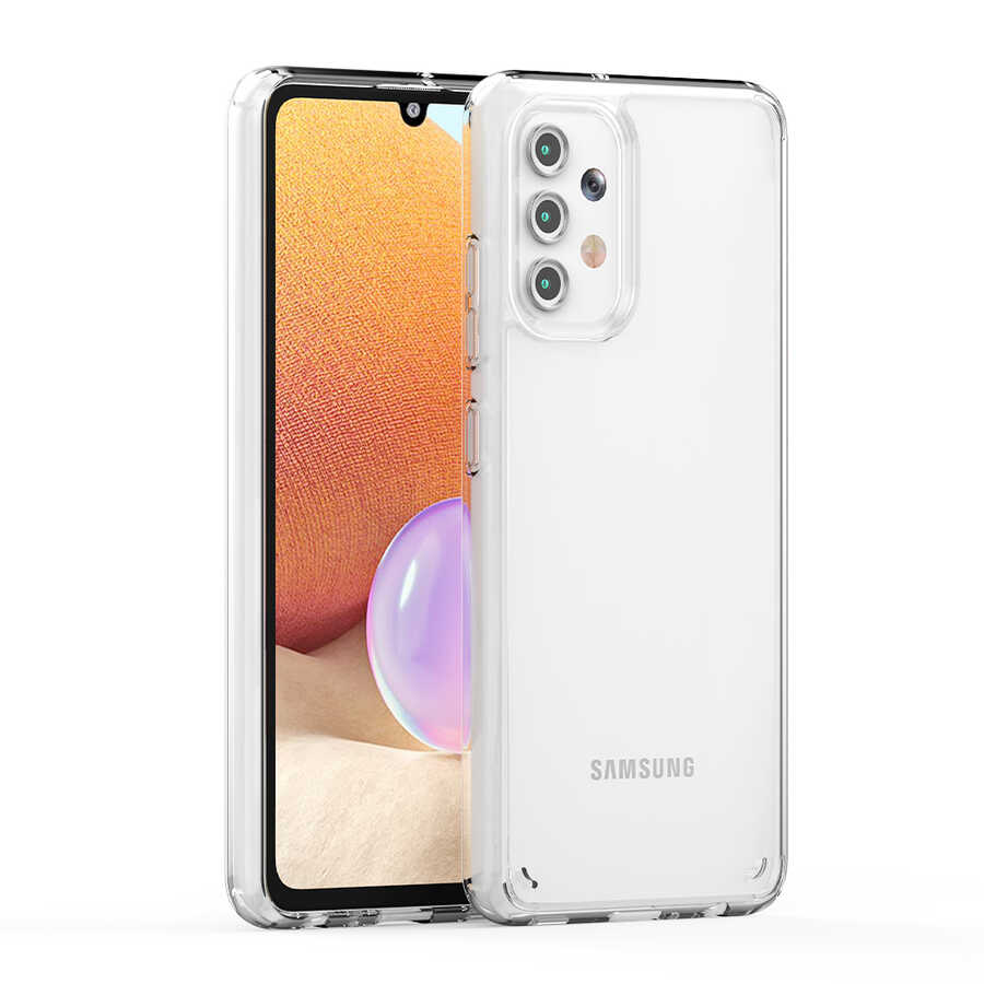 Galaxy A32 4G Kılıf Zore Coss Kapak Renksiz