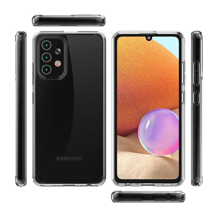 Galaxy A32 4G Kılıf Zore Coss Kapak Renksiz