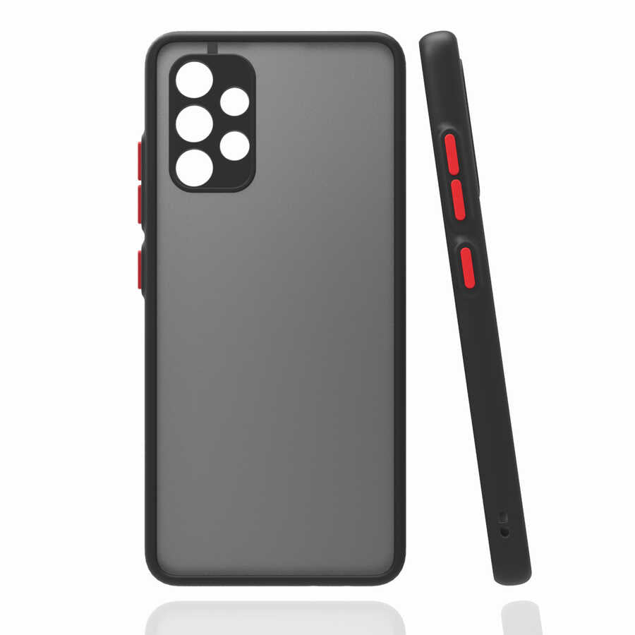 Galaxy A32 4G Kılıf Zore Hux Kapak Siyah