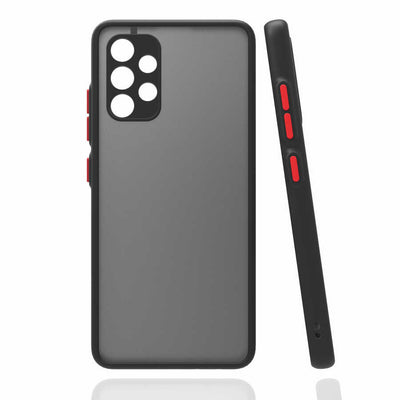 Galaxy A32 4G Kılıf Zore Hux Kapak Siyah