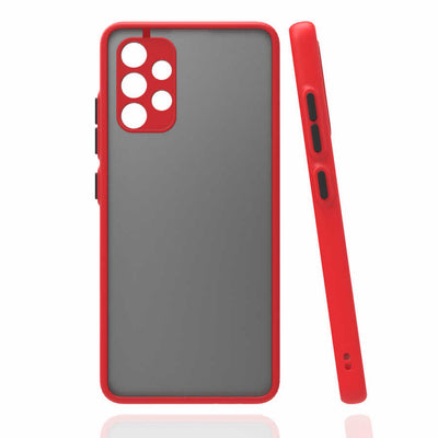 Galaxy A32 4G Kılıf Zore Hux Kapak Kırmızı