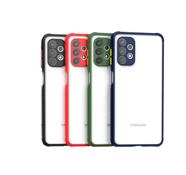 Galaxy A32 4G Kılıf Zore Kaff Kapak Koyu Yeşil