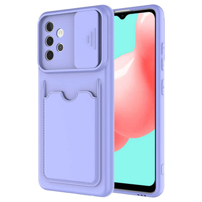 Galaxy A32 4G Kılıf Zore Kartix Kapak Lila