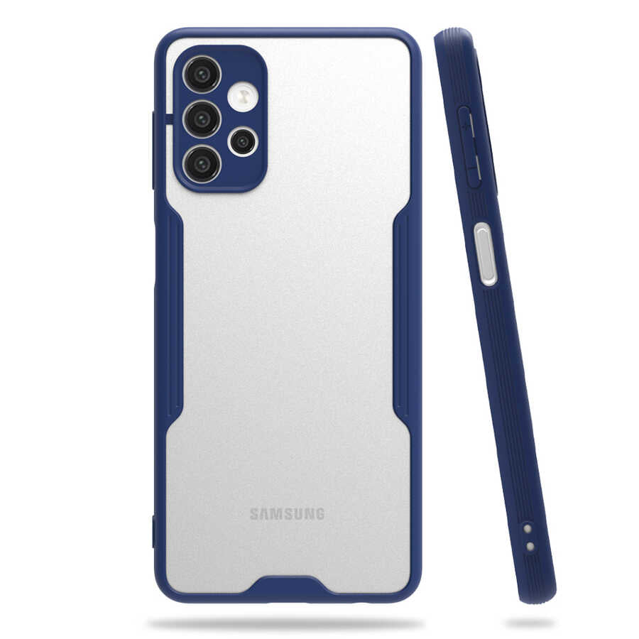 Galaxy A32 4G Kılıf Zore Parfe Kapak Lacivert