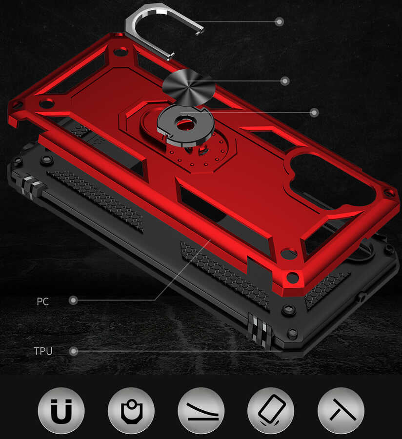 Galaxy A32 4G Kılıf Zore Vega Kapak Rose Gold