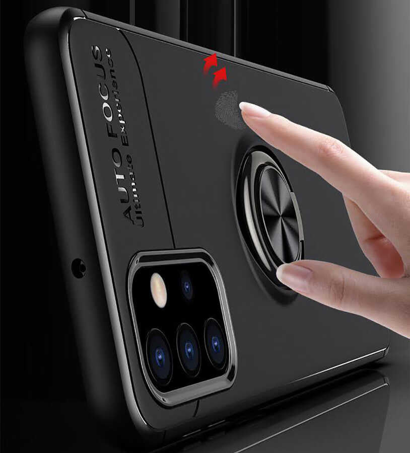 Galaxy A32 5G Kılıf Zore Ravel Silikon Kapak Siyah