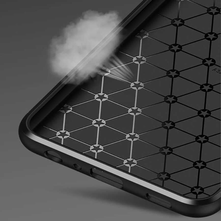 Galaxy A32 5G Kılıf Zore Ravel Silikon Kapak Kırmızı