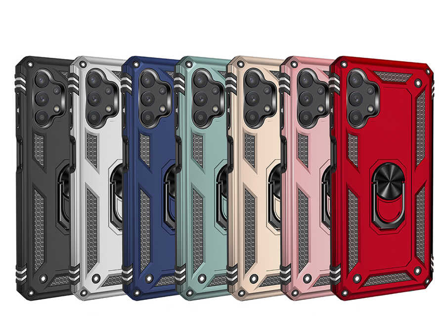 Galaxy A32 5G Kılıf Zore Vega Kapak Gri