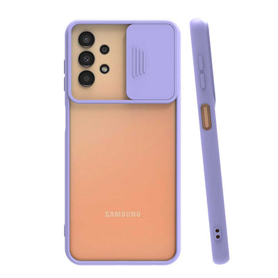 Galaxy A33 5G Kılıf Zore Lensi Kapak Lila