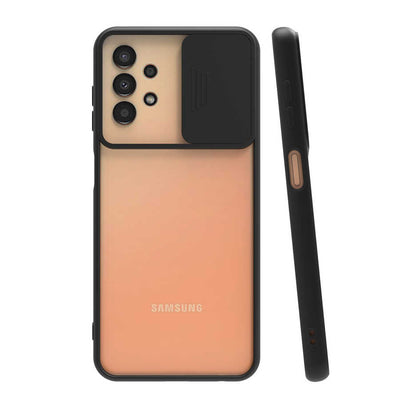 Galaxy A33 5G Kılıf Zore Lensi Kapak Siyah