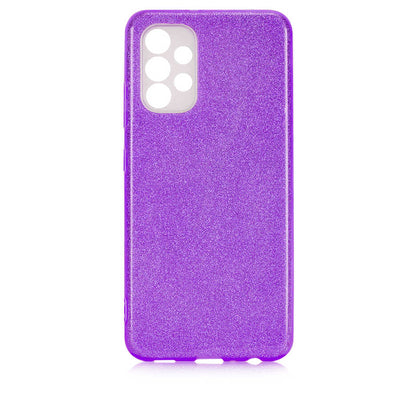 Galaxy A33 5G Kılıf Zore Shining Silikon Mor